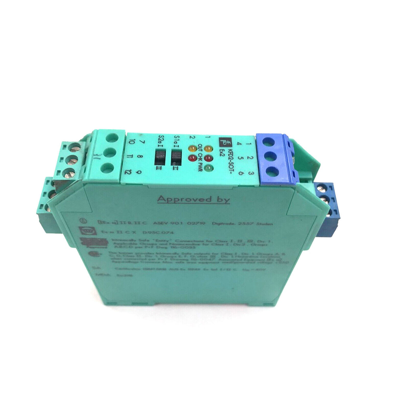 PEPPERL + FUCHS KFD2-SOT2-EX2 Switch Amplifier | High-Efficiency Amplifier | 2W Power Dissipation | 12V-24V Input | 12V-24V Output | 98% Efficiency | 200WThermal Resistance - PEPPERL + FUCHS