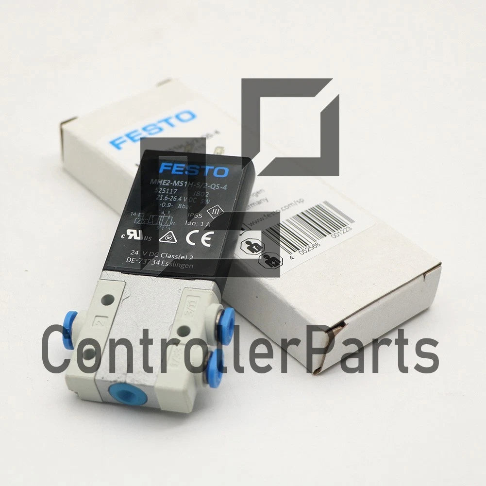 FESTO Solenoid Valve MHE2-MS1H-5/2-QS-4 525117 1PCS US