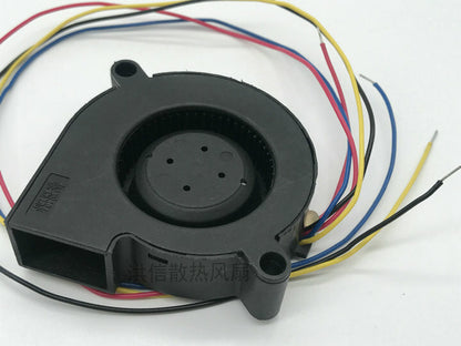 1pcs  ADDA AB0524HB-D0F DC24V 0.15A 5015 4-wire turbo blower fan