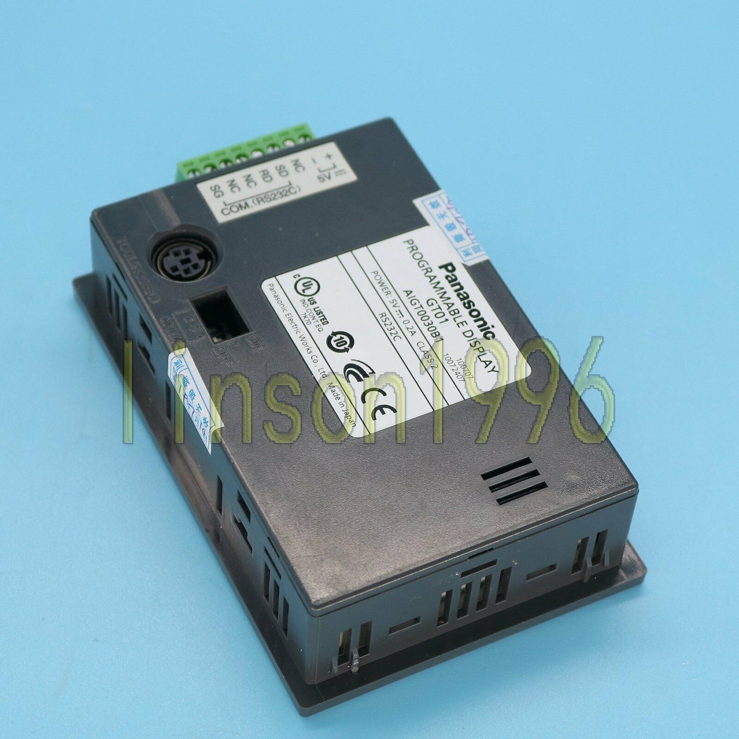 1PC Panasonic GT01 AIGT0030B1 RS232C 5V Programmable Display - PANASONIC