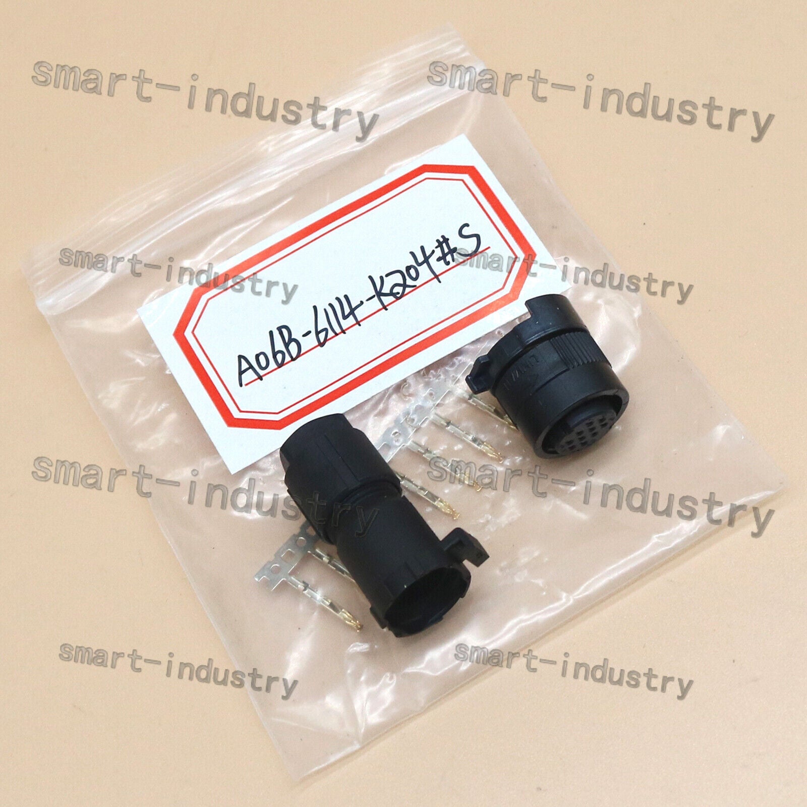 new 1PC A06B-6114-K204#S For FANUC Encoder Wire Connector JAE 10-Pin Plug