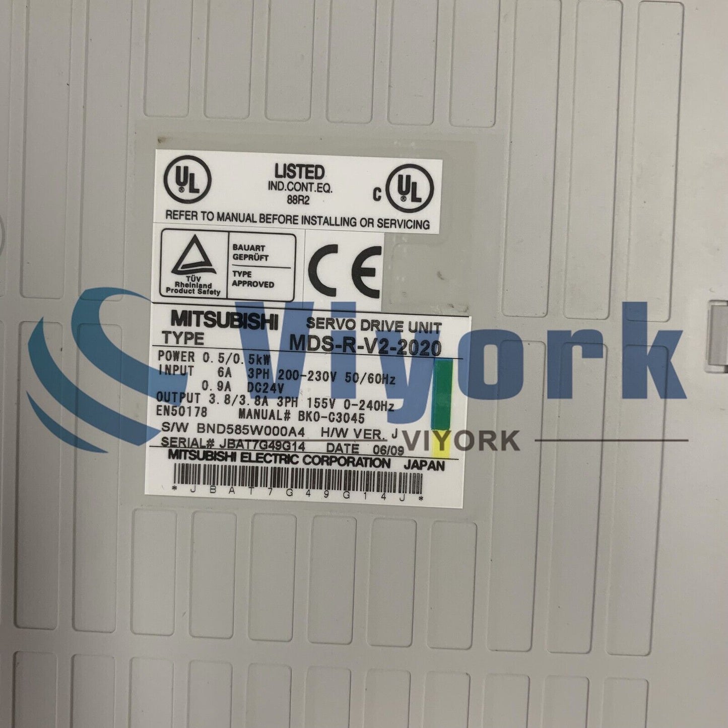 new Mitsubishi MDS-R-V2-2020 SERVO DRIVE - MITSUBISHI