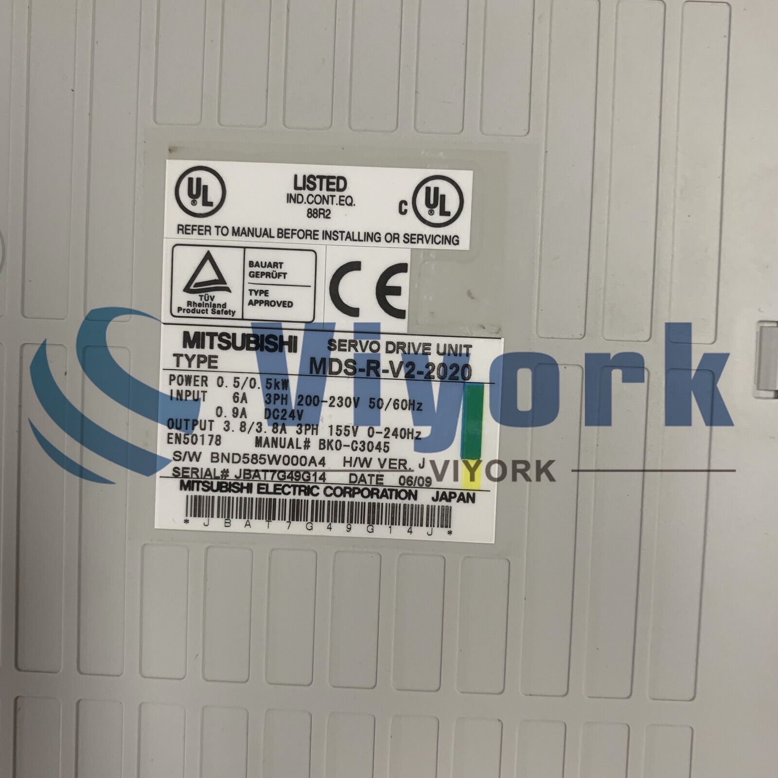 new Mitsubishi MDS-R-V2-2020 SERVO DRIVE - MITSUBISHI