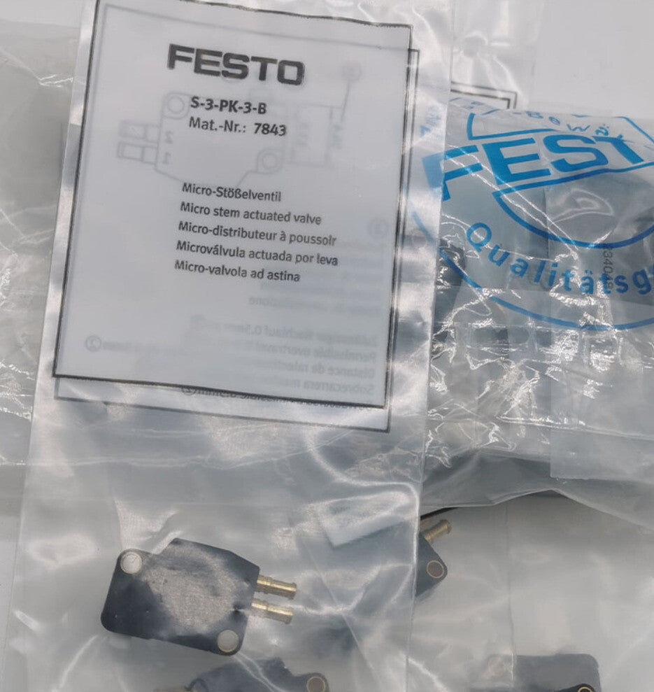 1PC  Festo S-3-PK-3-B  7843 Valve