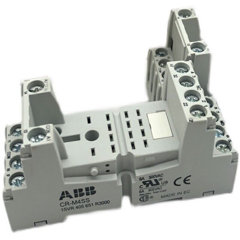 10PCS/1Box  ABB CR-M4SS CRM4SS Relay Bases In Box
