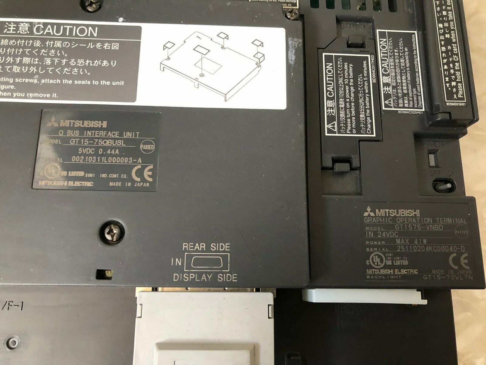 used ONE Mitsubishi GT1575-VNBD touch screen Tested in good condition - MITSUBISHI