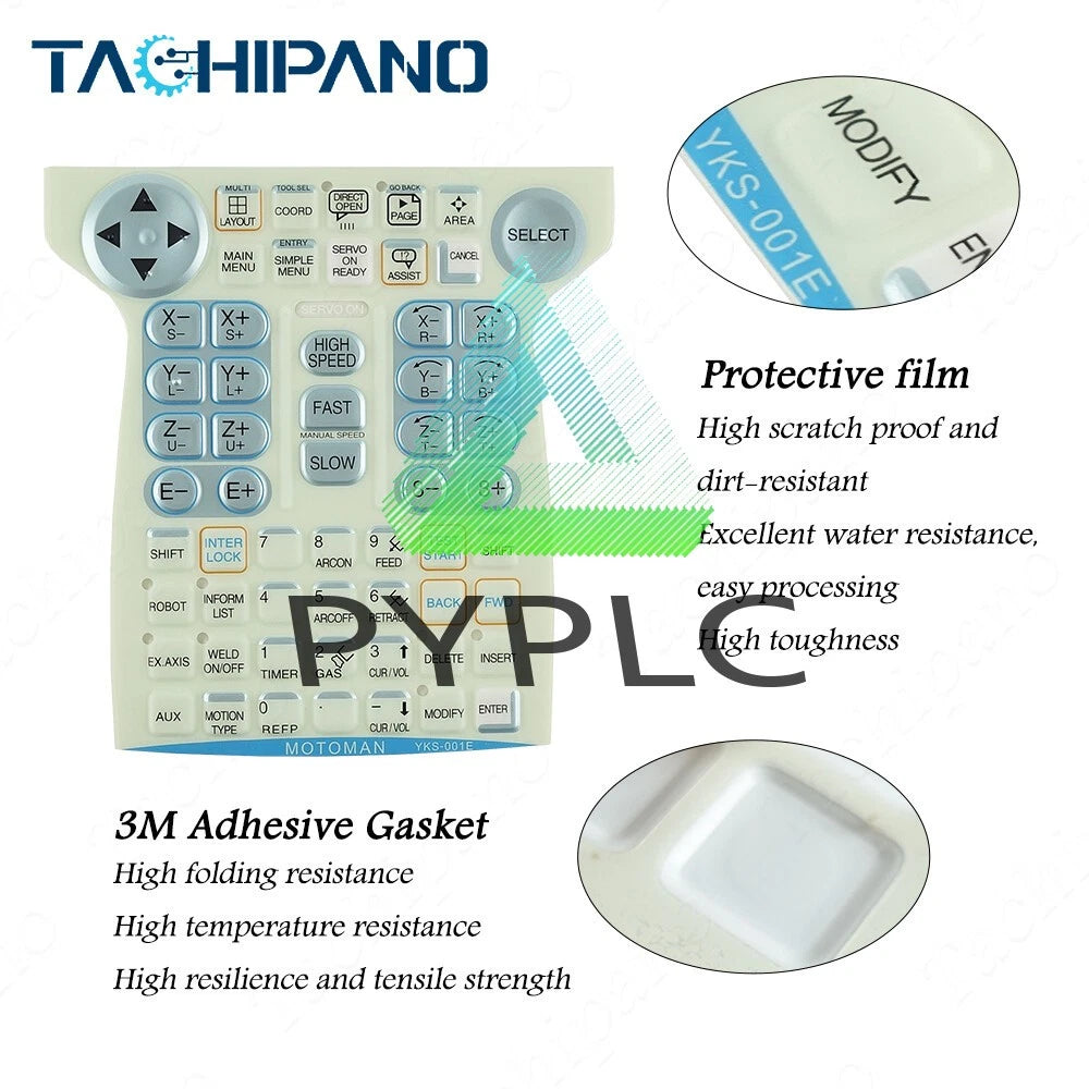 Plastic Case for Yaskawa DX100 JZRCR-YPP01-1 Touch Screen + Overlay + Display