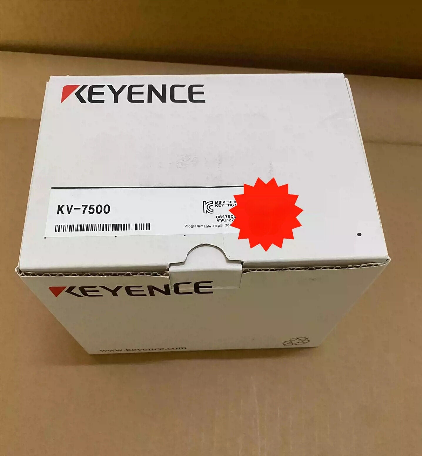 Keyence KV-7500 PLC CPU Unit – New - KEYENCE