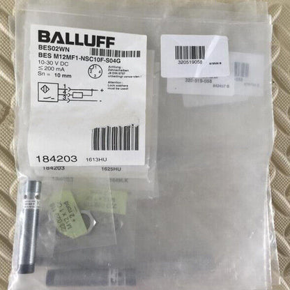 ONE BALLUFF BES M12MF1-NSC10F-S04G Proximity Switch - BALLUFF
