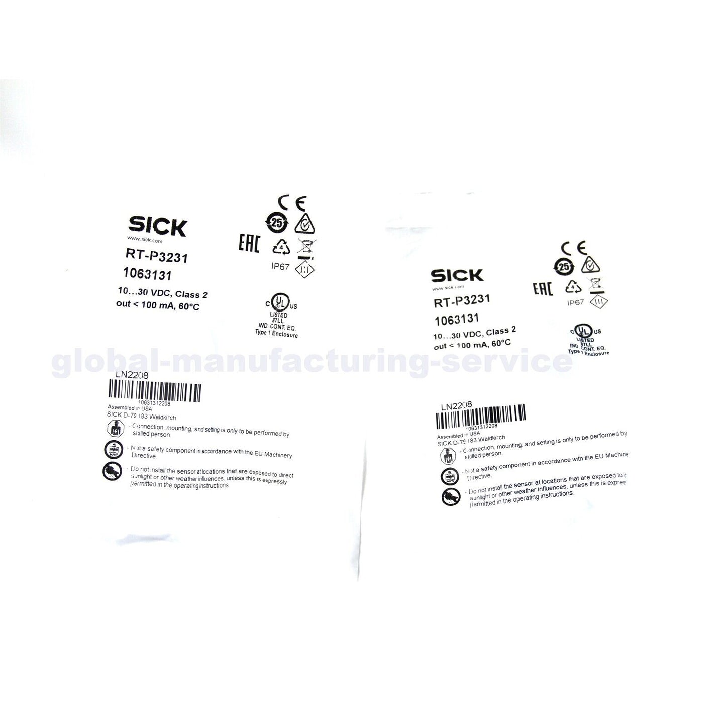 Sick RT-P3231 Photoelectric Switching Sensor - SICK