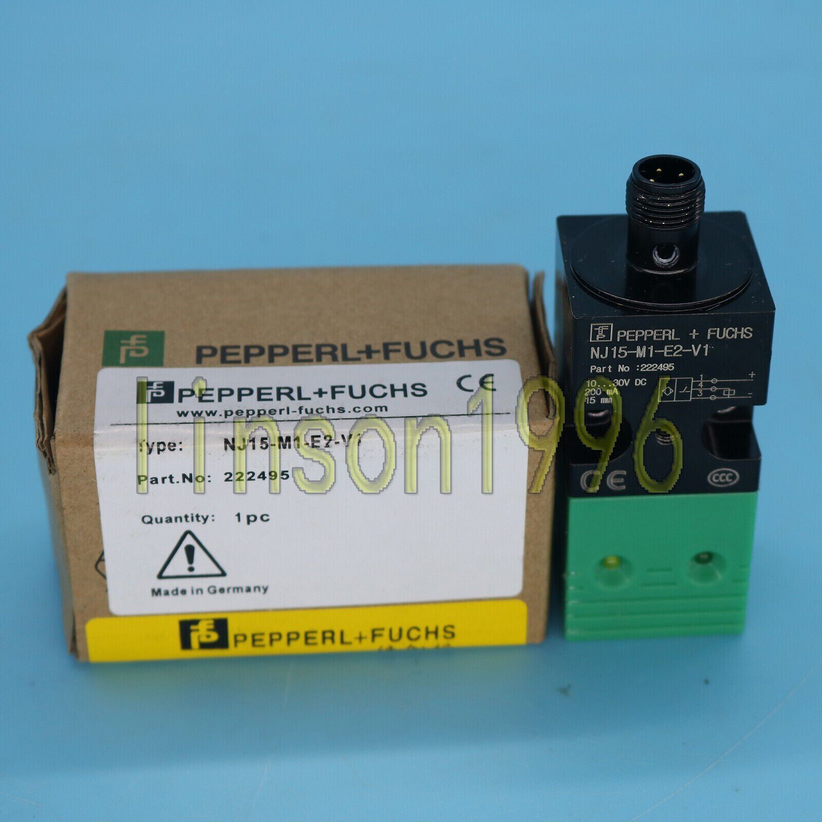 New ONE Pepperl+Fuchs P+F NJ15-M1-E2-V1 Inductiver Sensor - High-Performance Industrial Monitoring Solution - PEPPERL+FUCHS