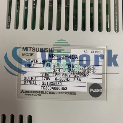 1PCS Mitsubishi MR-J2-40A SERVO AMPLIFIER 2.8AMP 170V 0-360HZ 400W