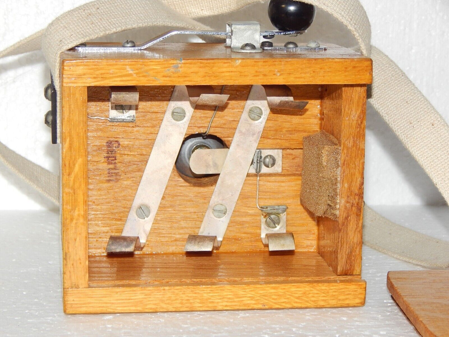 used Military Optical Light Telegraph Key HML Morse Code Key Willy Ostermann RARITY - WILLY OSTERMANN