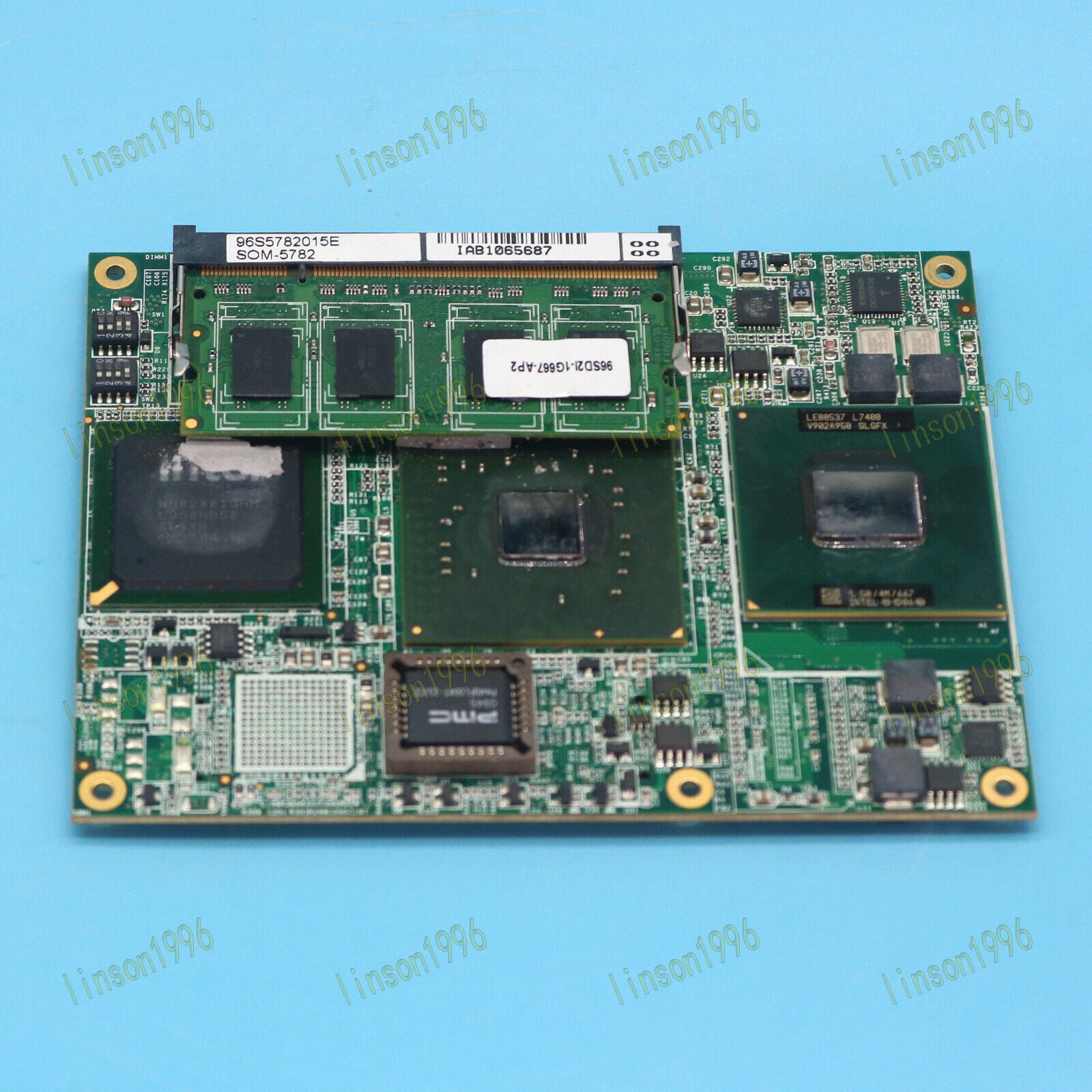 used One  Advantech SOM-5782 Rev.A1 19C6578202 Industrial Motherboard Tested Advantech