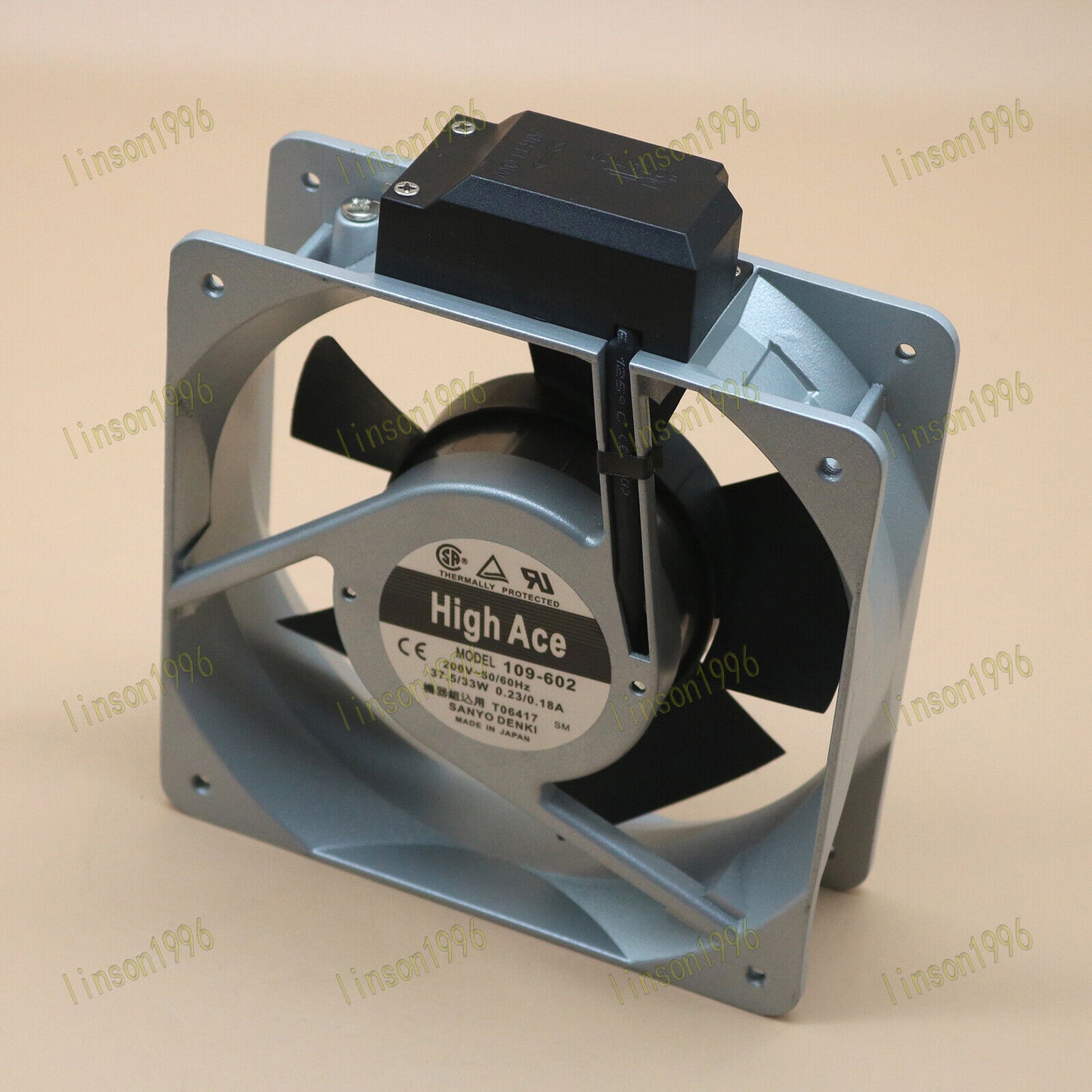 SANYO 109-602 200V 37.5W/33W 50/60Hz Fast Fan - SANYO DENKI