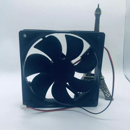 X TD1225MS 12025 DC24V 0.19A 12CM 2-Wire Inverter Cooling Fan