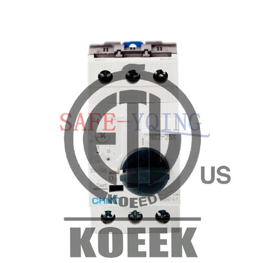 1PCS CHNT motor starter knob type NS2-25X overload short circuit protection