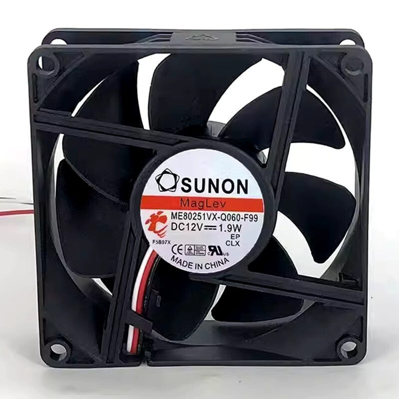 SUNON ME80251VX-Q060-F99 8025 DC12V 1.9W 8CM 3-Wire Cooling Fan