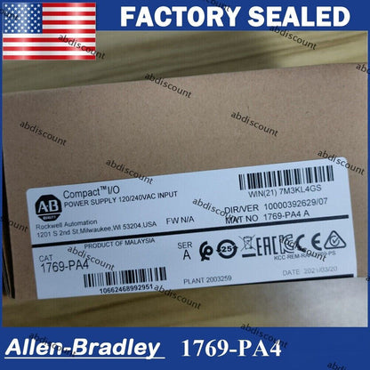 Allen-Bradley 1769PA4 Compact Power Supply Module - ALLEN-BRADLEY