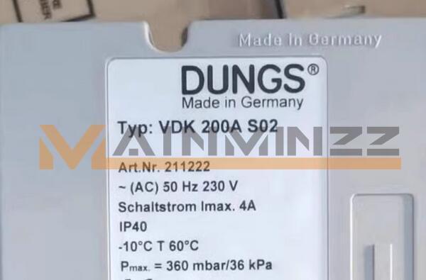 new 1PCS Dungs VDK200AS02 VDK 200A S02