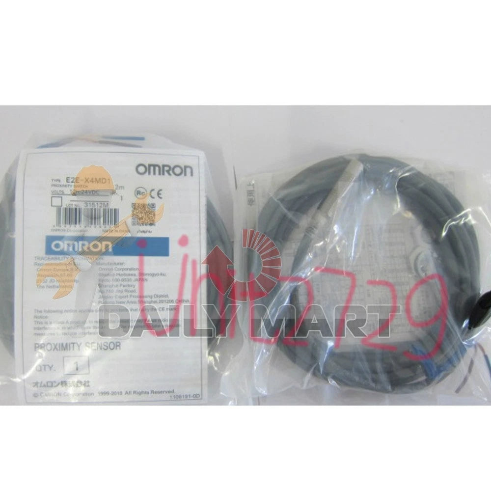 OMRON E2E-X4MD1 E2EX4MD1 Proximity Sensor NO 4mm 10V to 30V 4-Pin #un
