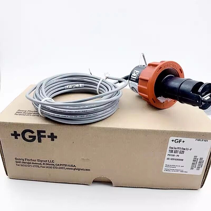 new 1pcs +GF+ Runner Flowmeter Flow Sensor P51530-P0 （DN15-100) - PLC INDUSTRY SENSOR BRAND