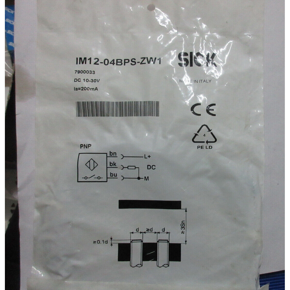 1PC Sick IM12-04BPS-ZW1 Proximity Switch Sensor Fast - KOEED