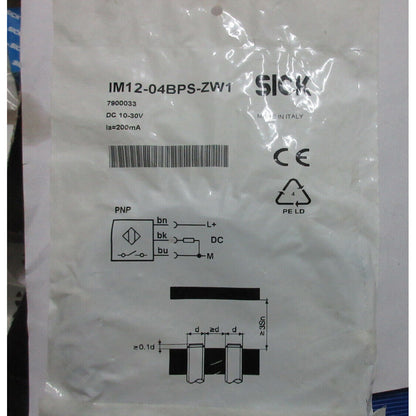 1PC Sick IM12-04BPS-ZW1 Proximity Switch Sensor Fast - KOEED