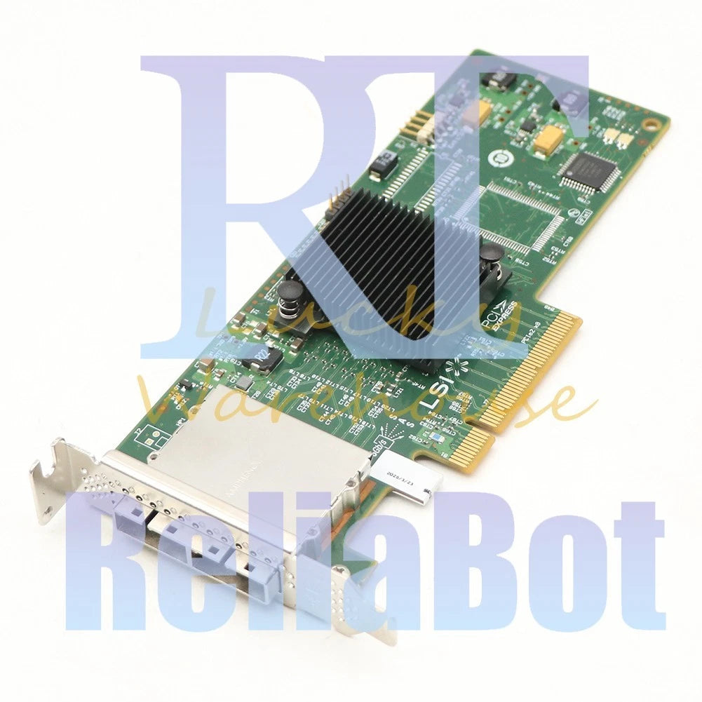 1PC Logic Controller Card PCIe2 SATA 6GB 2 Ports RAID IT Mode SAS 9200-8E~