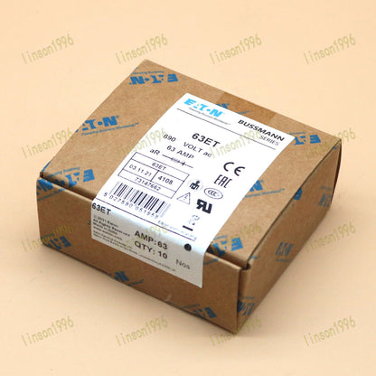 10-Piece Bussmann Eaton Fuse Box Set: BS88:4, 63ET, 63A, 690V - Fast Shipping - BUSSMANN