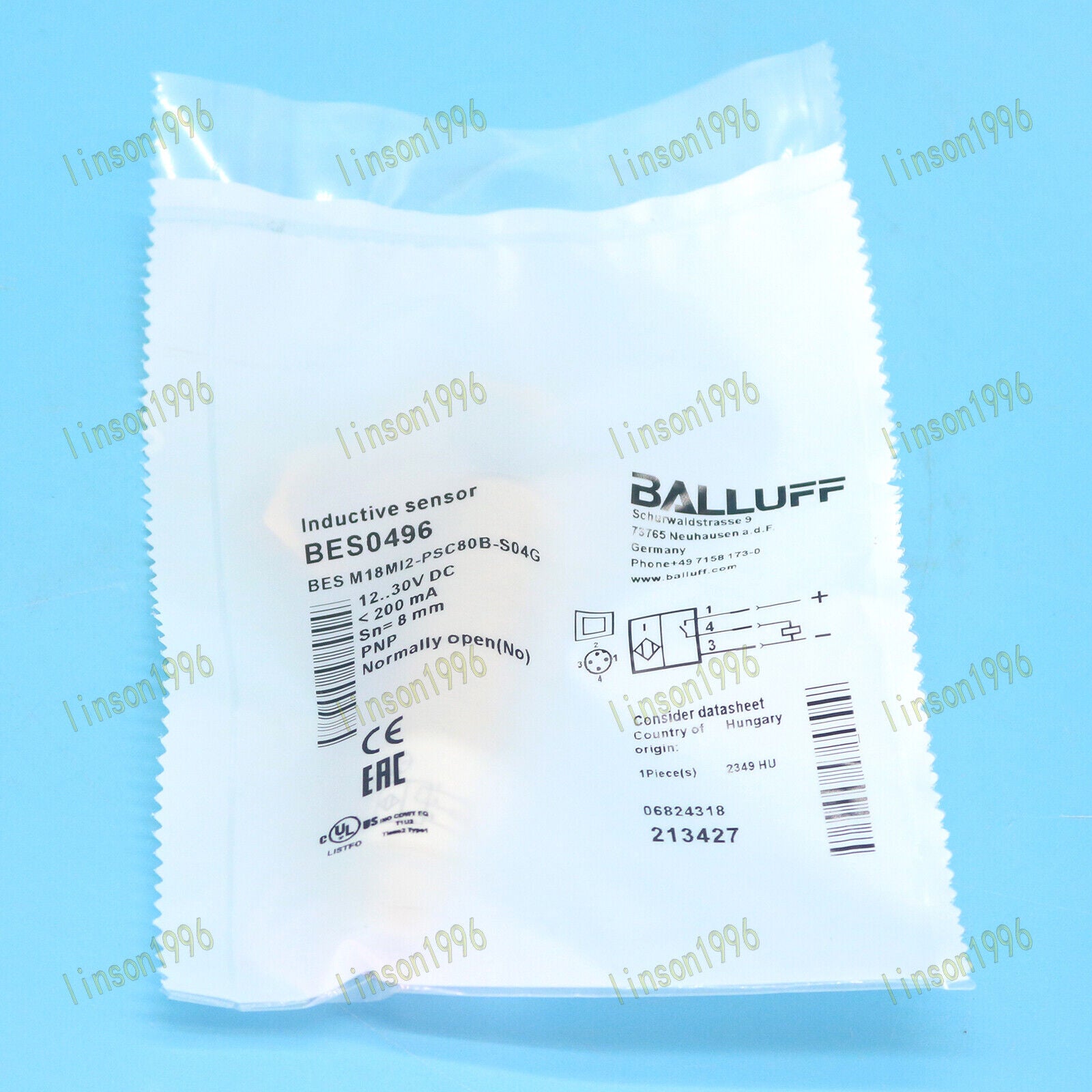 1PC BALLUFF BES M18MI2-PSC80B-S04G Proximity Sensor - BALLUFF