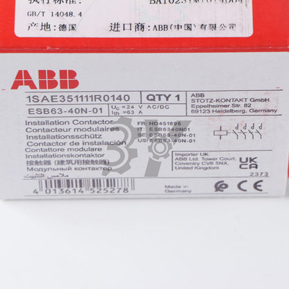 new 1PCS ESB 63-40N ABB ESB63-40N Module contactor 24V - ABB