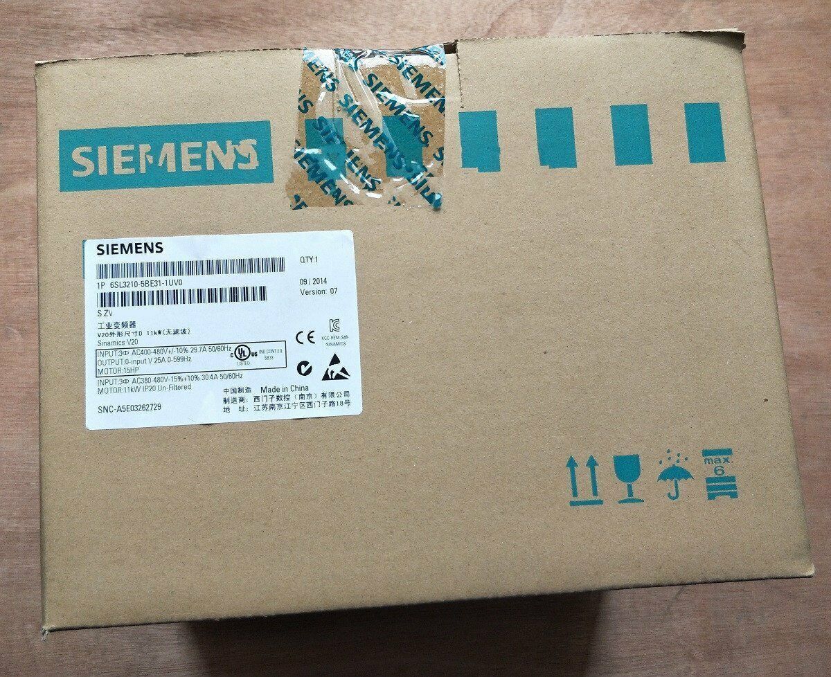 new 1PCS  SIEMENS PLC Inverter 6SL3210-5BE31-1UV0 Fast ship with