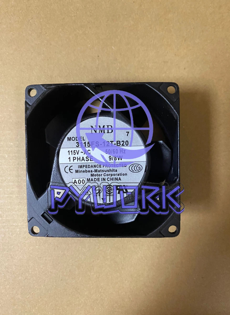 For Nmb Technologies 3115Fs-12T-B20-A00 Axial Fan, 80Mm, 115Vac, 90M