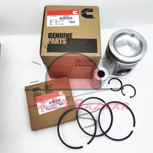 1x 4089669 Piston+Ring Sets Fits For Dodge Ram 5.9L Cummins 24v 2004-07 Std