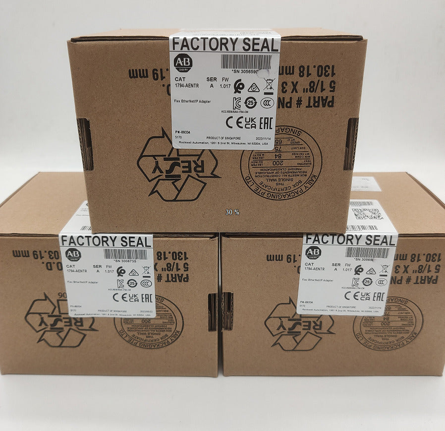 New Factory Sealed Allen Bradley 1794-AENTR Flex Ethernet/IP Module - KOEED