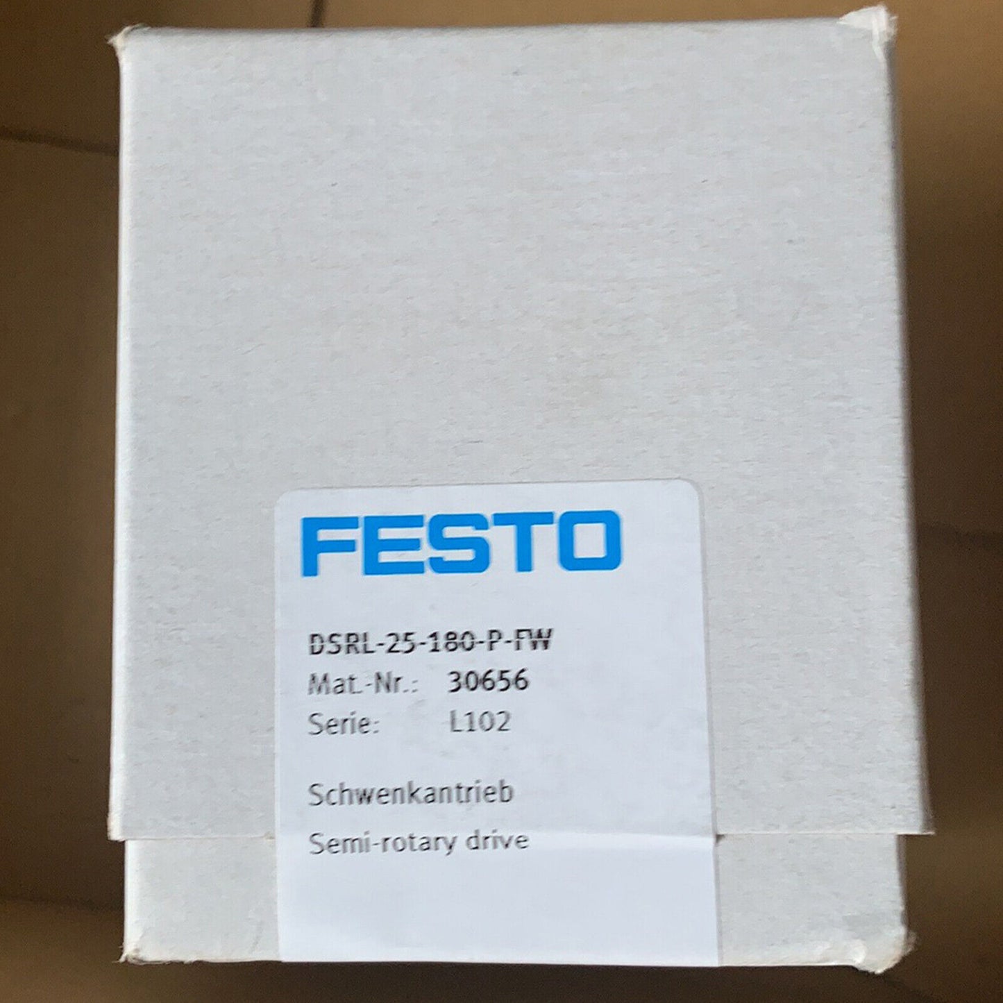 new ONE FESTO Pendulum cylinder DSRL-25-180-P-FW 30656 - FESTO