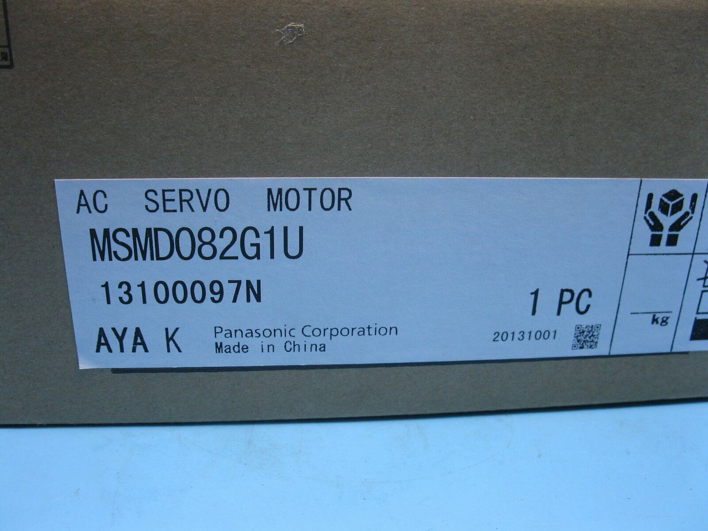 Panasonic MSMD082G1U Servo Motor One Year - PANASONIC