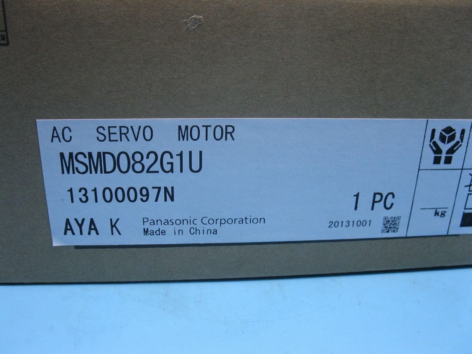 Panasonic MSMD082G1U Servo Motor One Year - PANASONIC