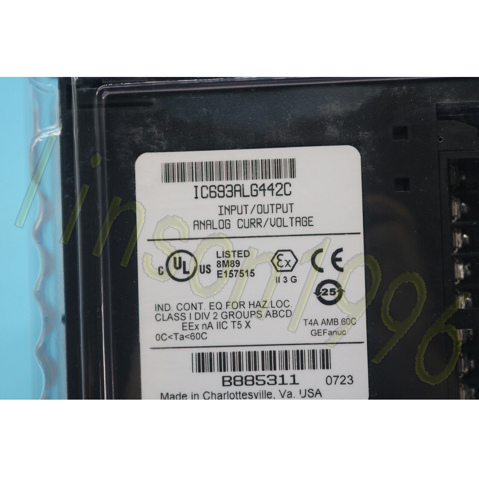 FANUC IC693ALG442C ANALOG CURRENT Module - 1 Year - FANUC