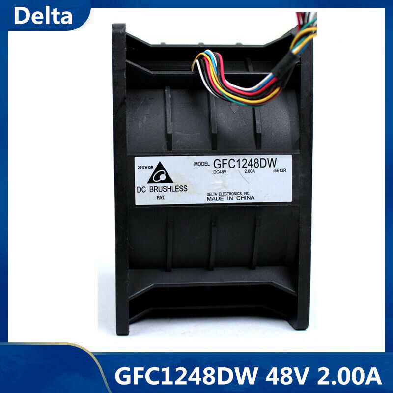 new Delta GFC1248DW Industrial Server Industrial Computer Dual Fan 48V 2.0A  12076