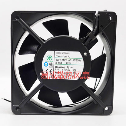 MUTUAL MOTOR M115AA2H 12025 AC200/240V 0.13A 22W 12CM Cooling Fan