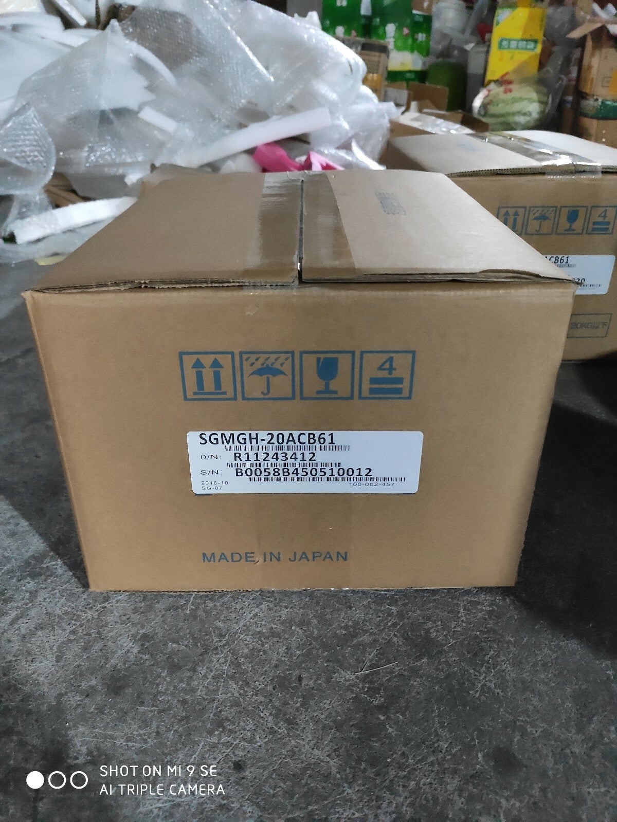 YASKAWA AC SERVO MOTOR SGMGH-20ACB61 SGMGH20ACB61