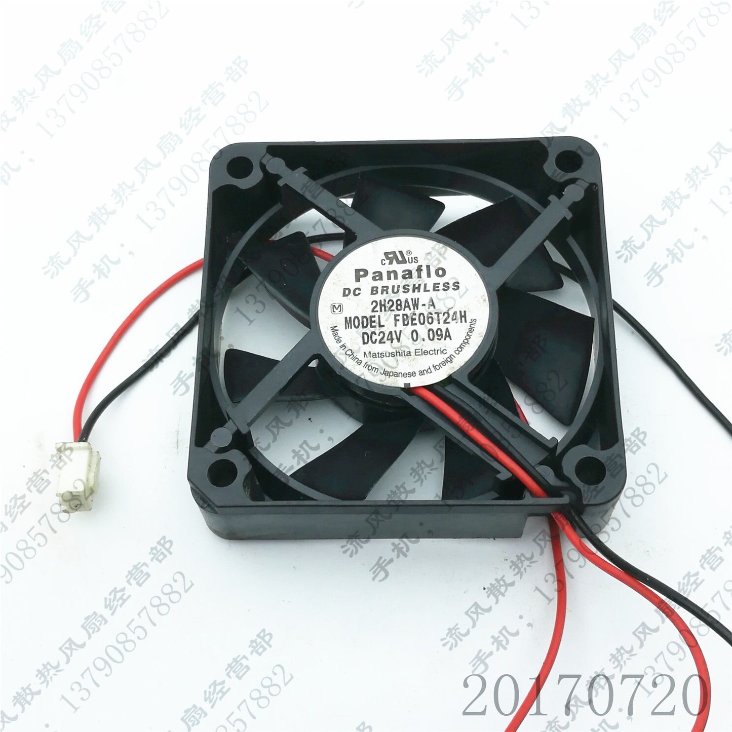 Panaflo FBE06T24H 6015 DC24V 0.09A 6CM 2-Pin Cooling Fan