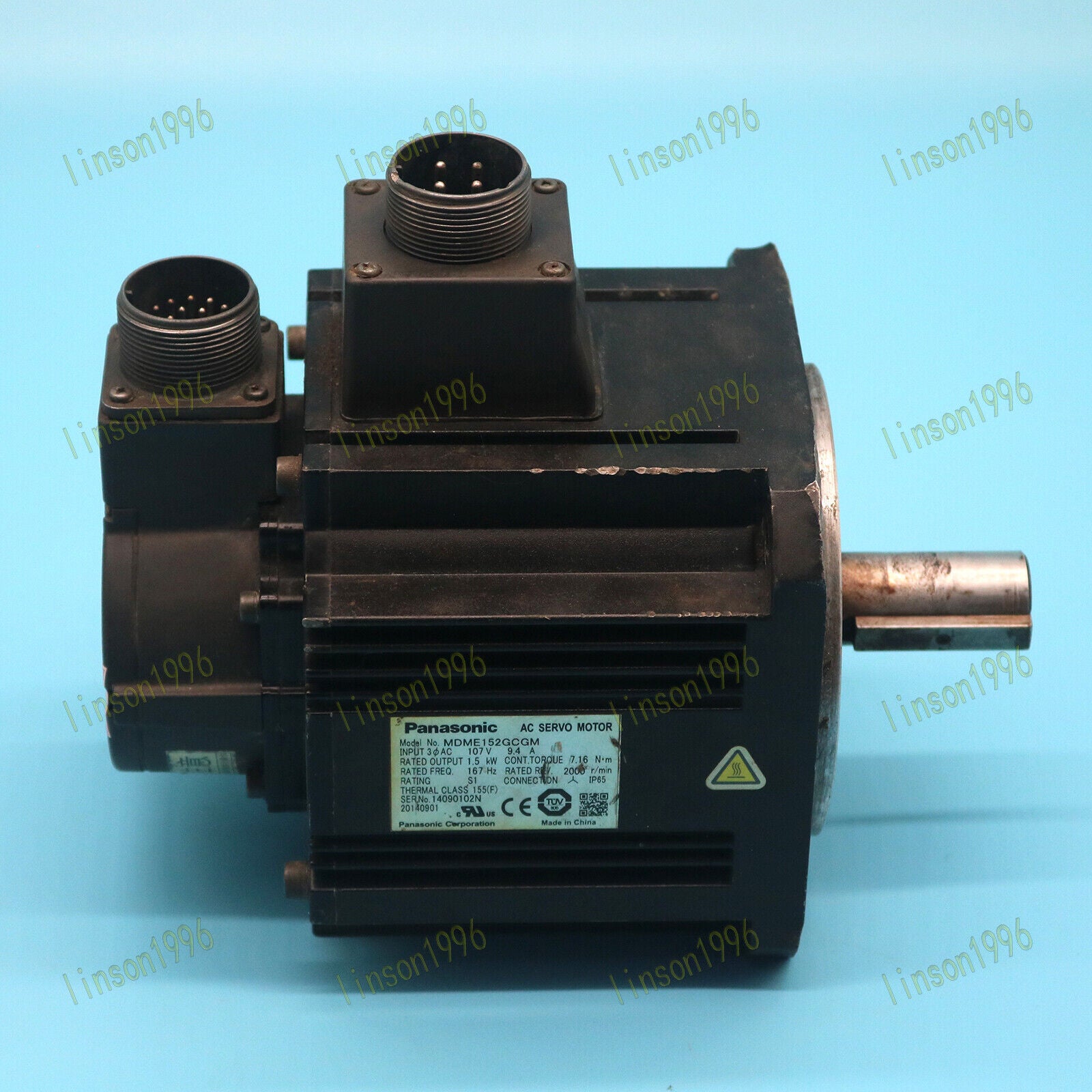 Used 1pc Panasonic MDME152GCGM AC servo motor tested fully - PANASONIC
