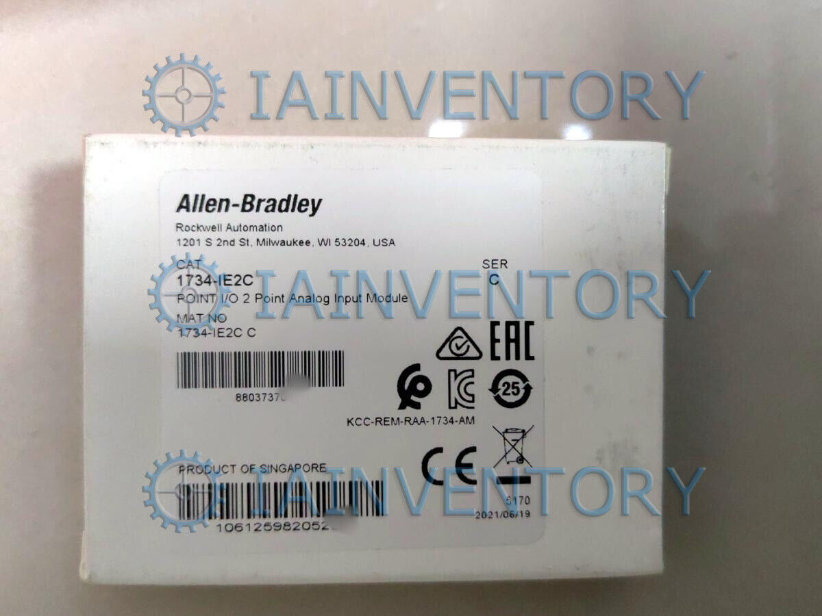 1PC 2023-2024 New In Box AB 1734-IE2C with 2-Year - ELECO