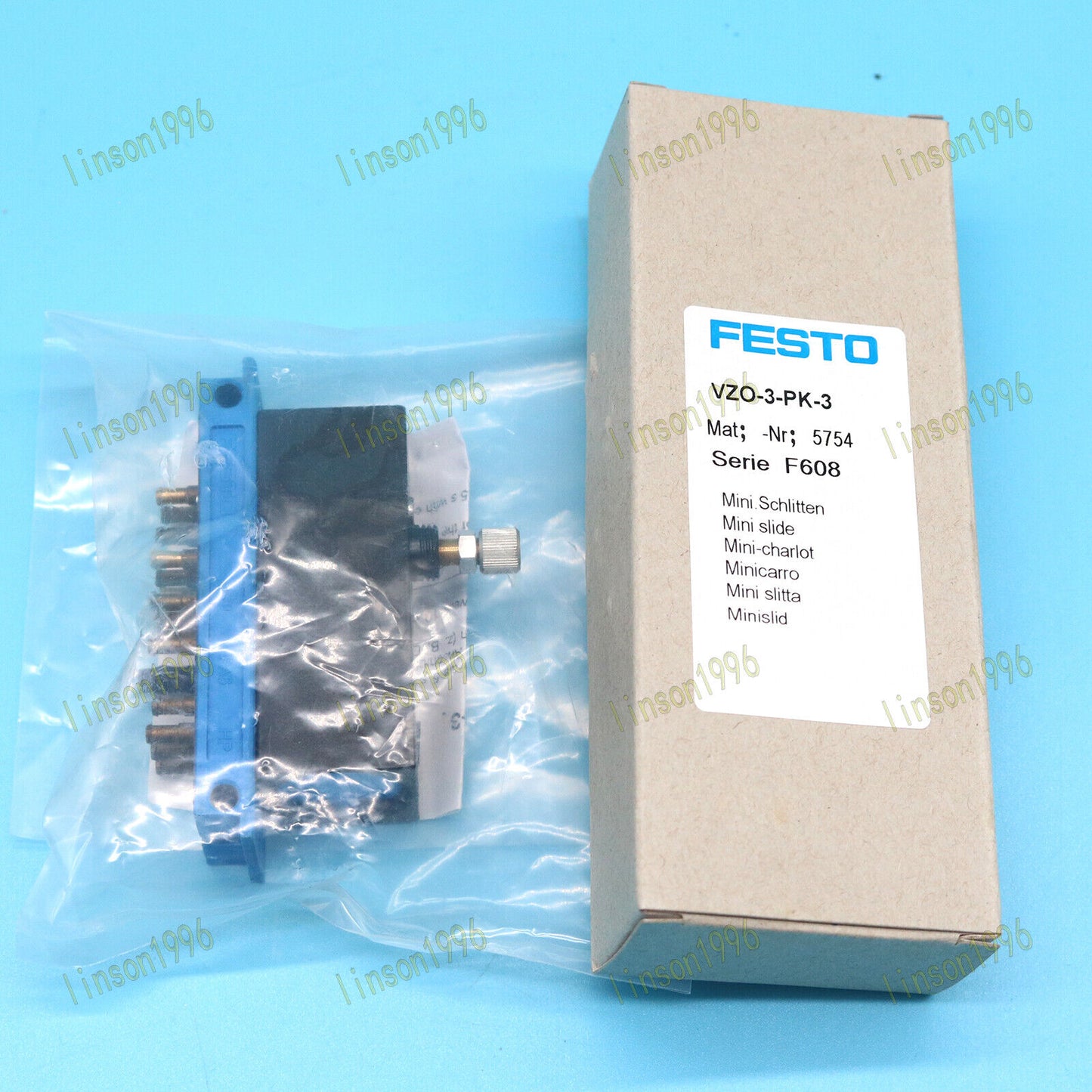 New In Box VZO-3-PK-3 FESTO Solenoid Valve 5754 - FESTO