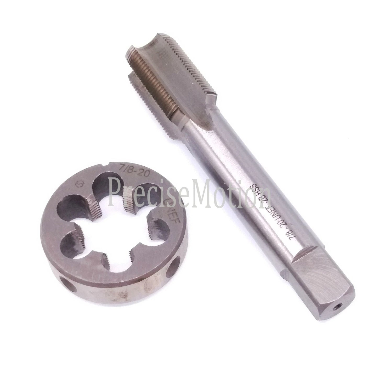 US Stock HSS 7/8-20 UNEF Tap & 7/8-20 UNEF Die Right Hand
