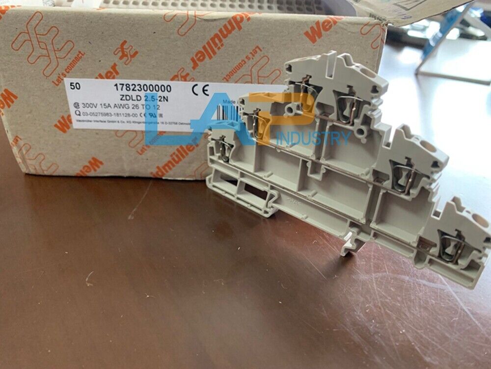 50PCS Weidmuller ZDLD2.5-2N Three-Layer Spring Terminals - WEIDMULLER