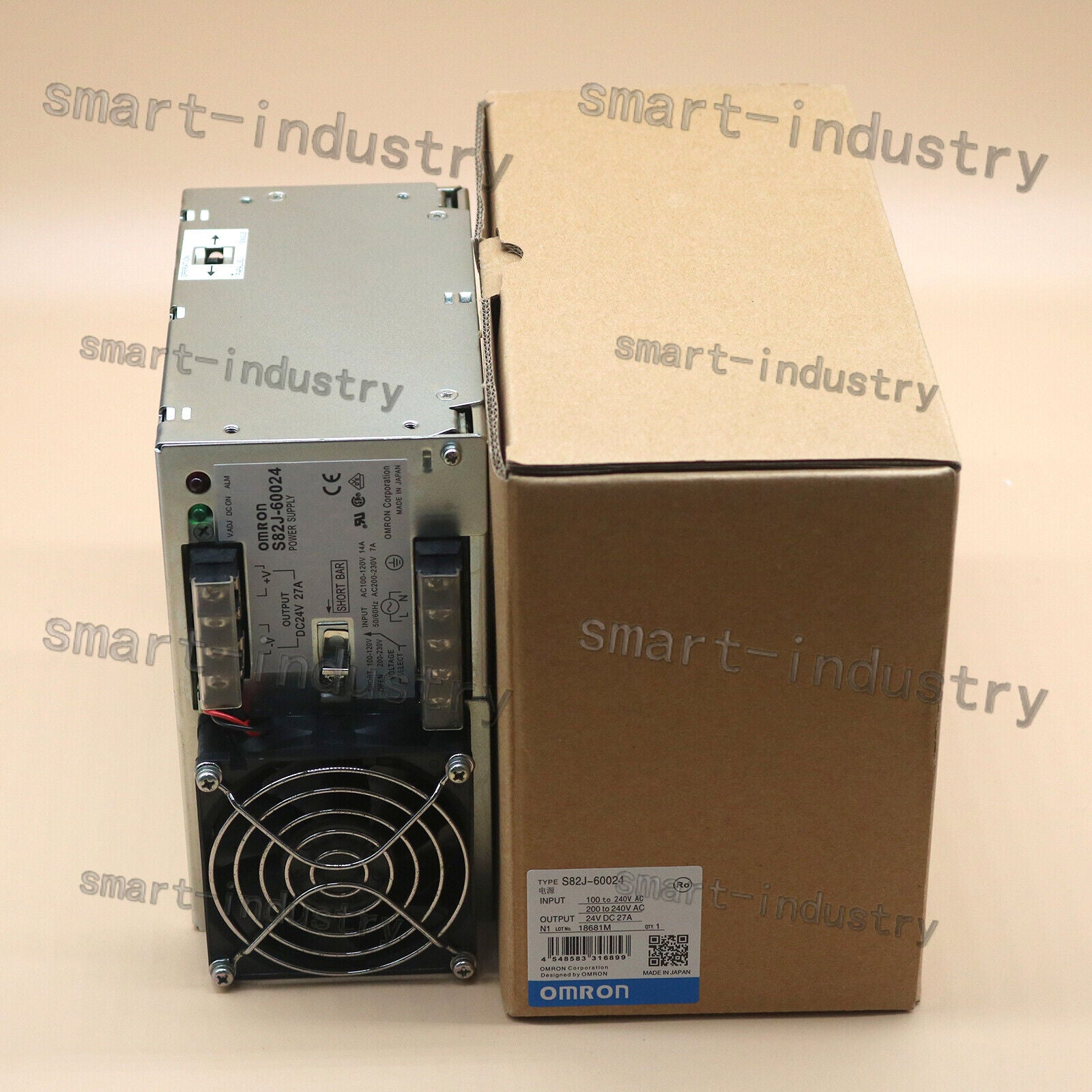 new One  S82J-60024 Omron Switching Power Supply 1 Year